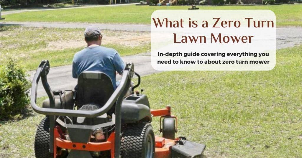 what is a zero turn mower