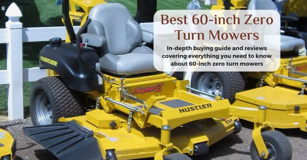 60 inch zero turn mowers