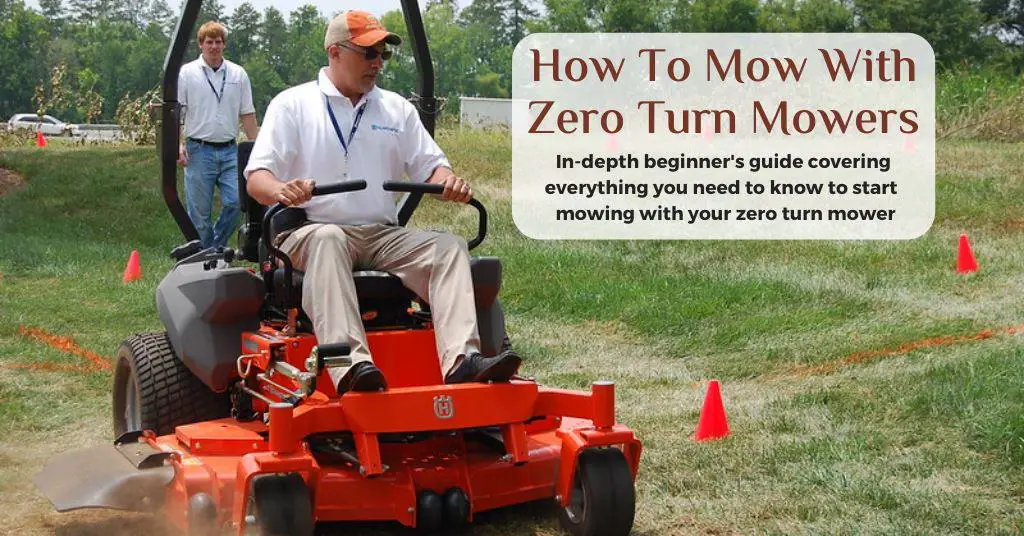 mowing with ztr