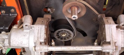 how to remove the drive belt on a husqvarna zero turn mower