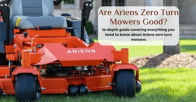 Ariens zero turn mowers review