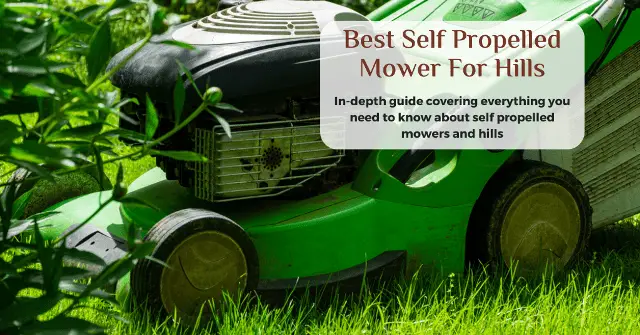 best self propelled mower for hills