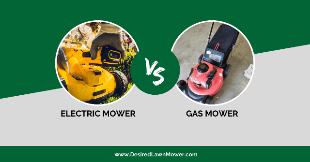 electric vs gas self propelled mowers