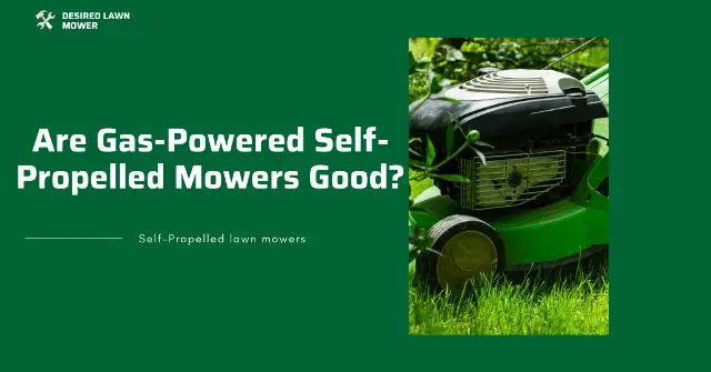 is gas-powered self propelled mower worth it