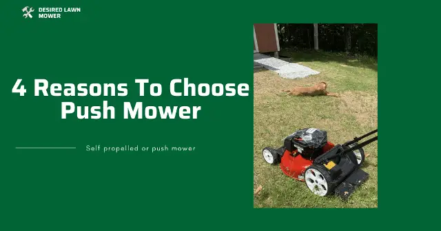 reasons to choose push mower are push mowers any good
