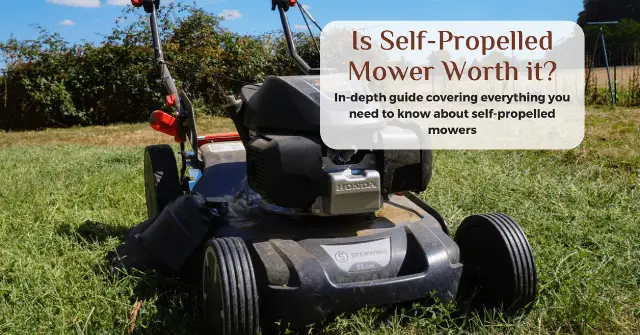 self propelled lawn mower