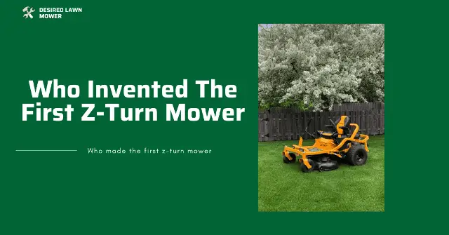first inventor of zero turn mower who invented the first zero turn mower
