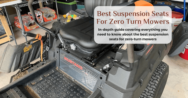 best suspension seat for zero turn mowers