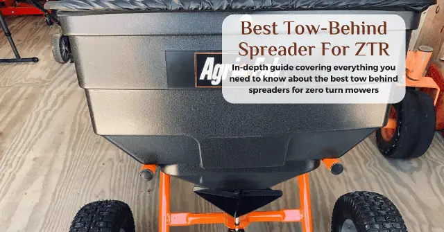 tow behind spreader