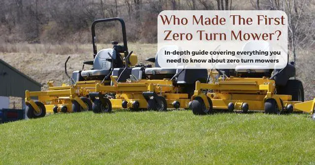 zero turn mower history