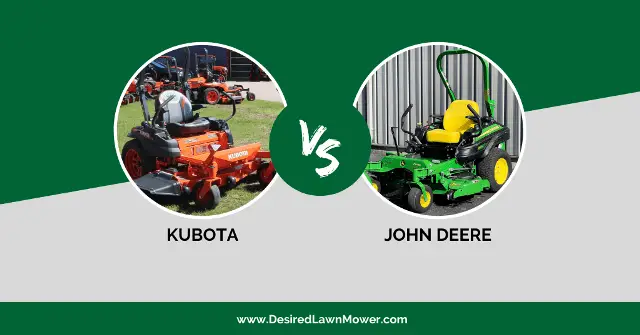 Kubota vs john deere zero turn mower