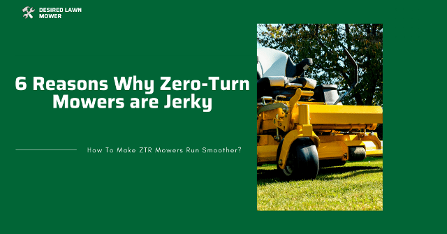 zero turn mower riding problems