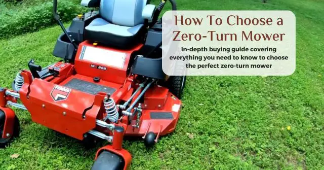 how to choose a zero-turn mower